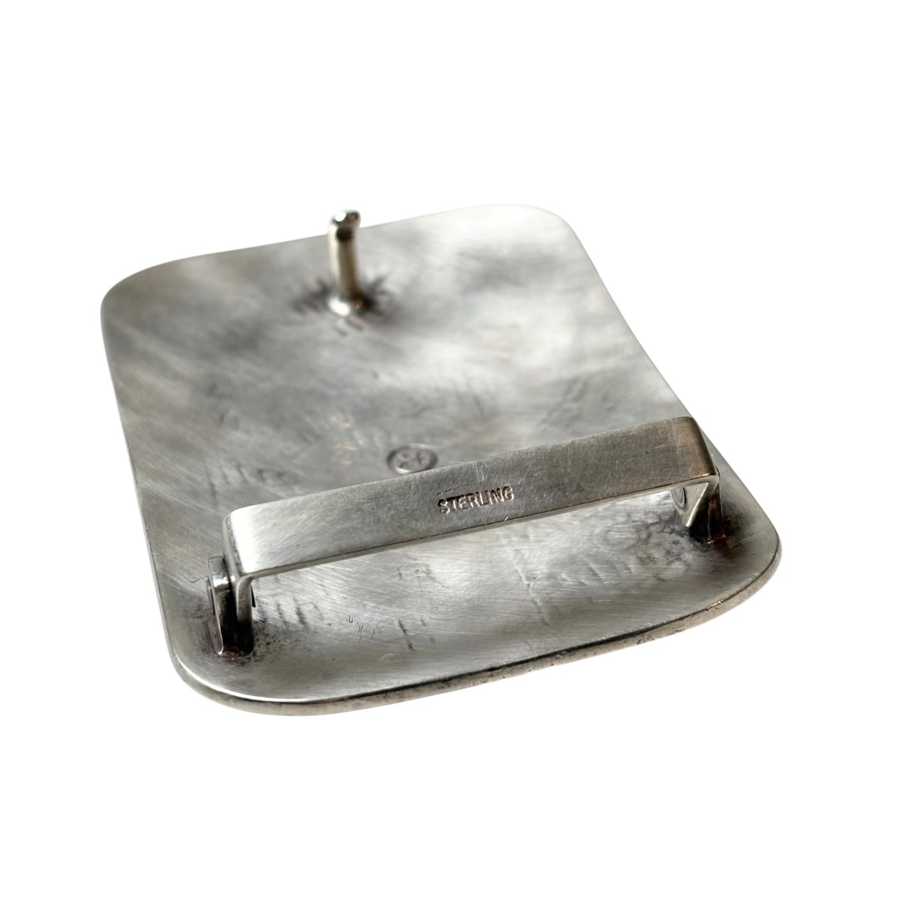 Hopi ROY TALAHAFTEWA silver buckle