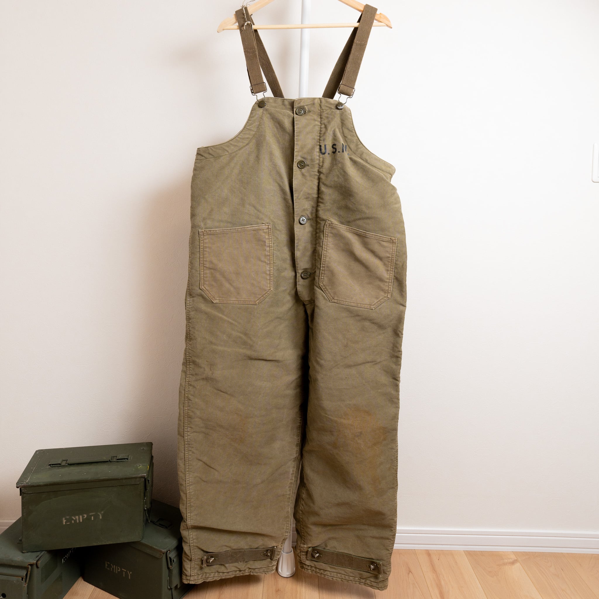 LARGE】40's U.S.Navy N-1 Deck Pants 