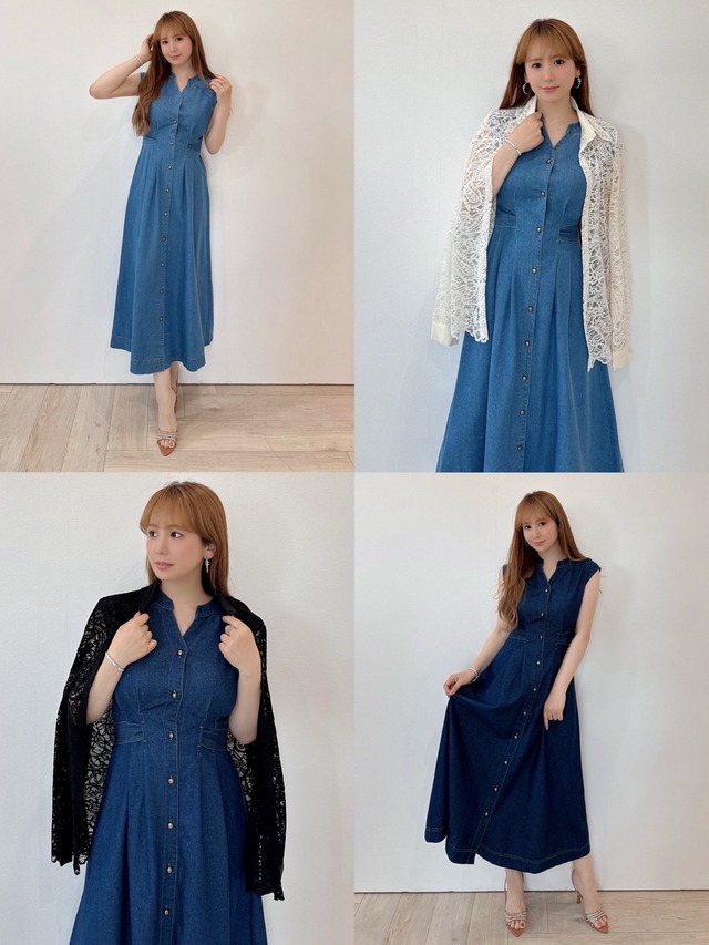 デニムワンピース　¥7,200+tax