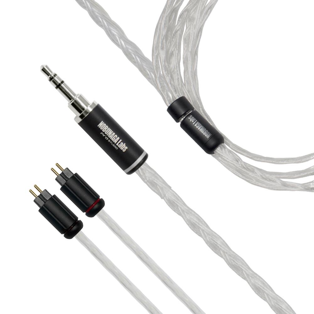 《SALE》WALKURE-S (ワルキューレS) : NOBUNAGA Labs PREMIUM:3.5mm3極ステレオミニプラグ対応カスタムIEM 2pinリケーブル