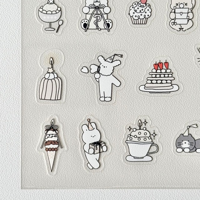 ★新作予約 papeterie.atelier 〔PAPE 5周年ステッカー〕