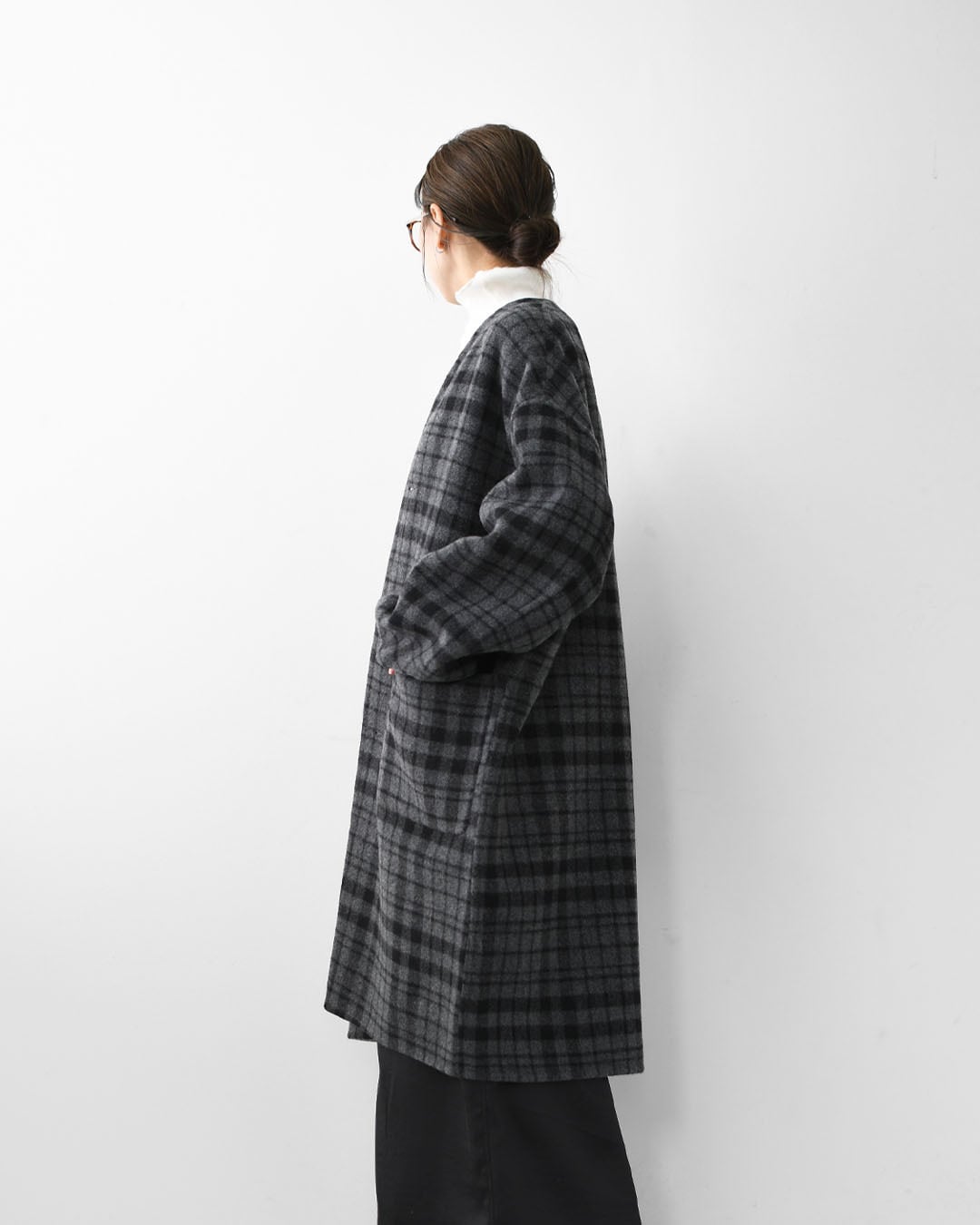 LE GLAZIK [ル・グラジック] WOOL RIVER REVERSIBLE COAT [JL-8982MFW