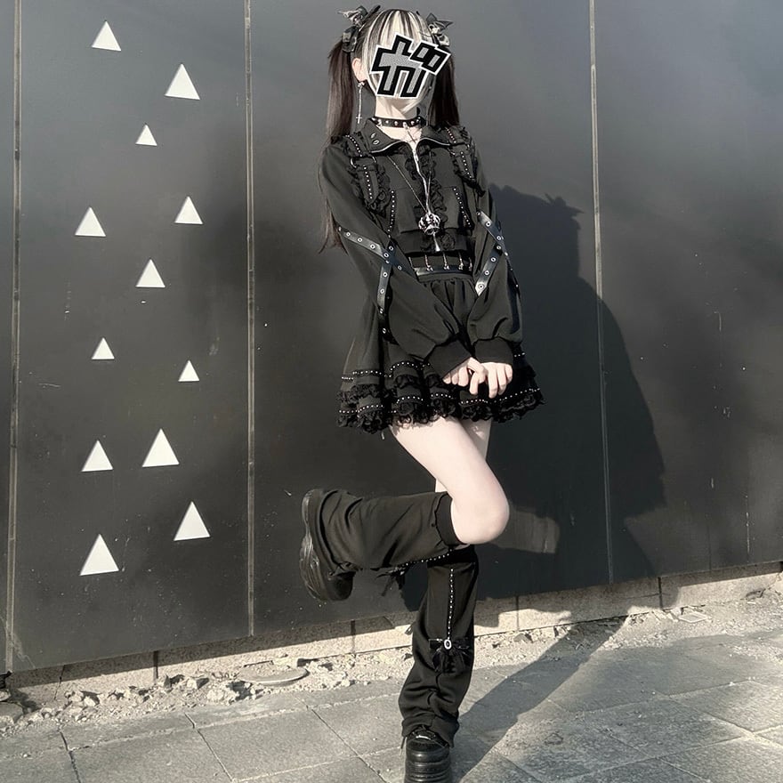 パンク セットアップ ゴシック×サブカル 地雷系 ライブ向け｜WithU
