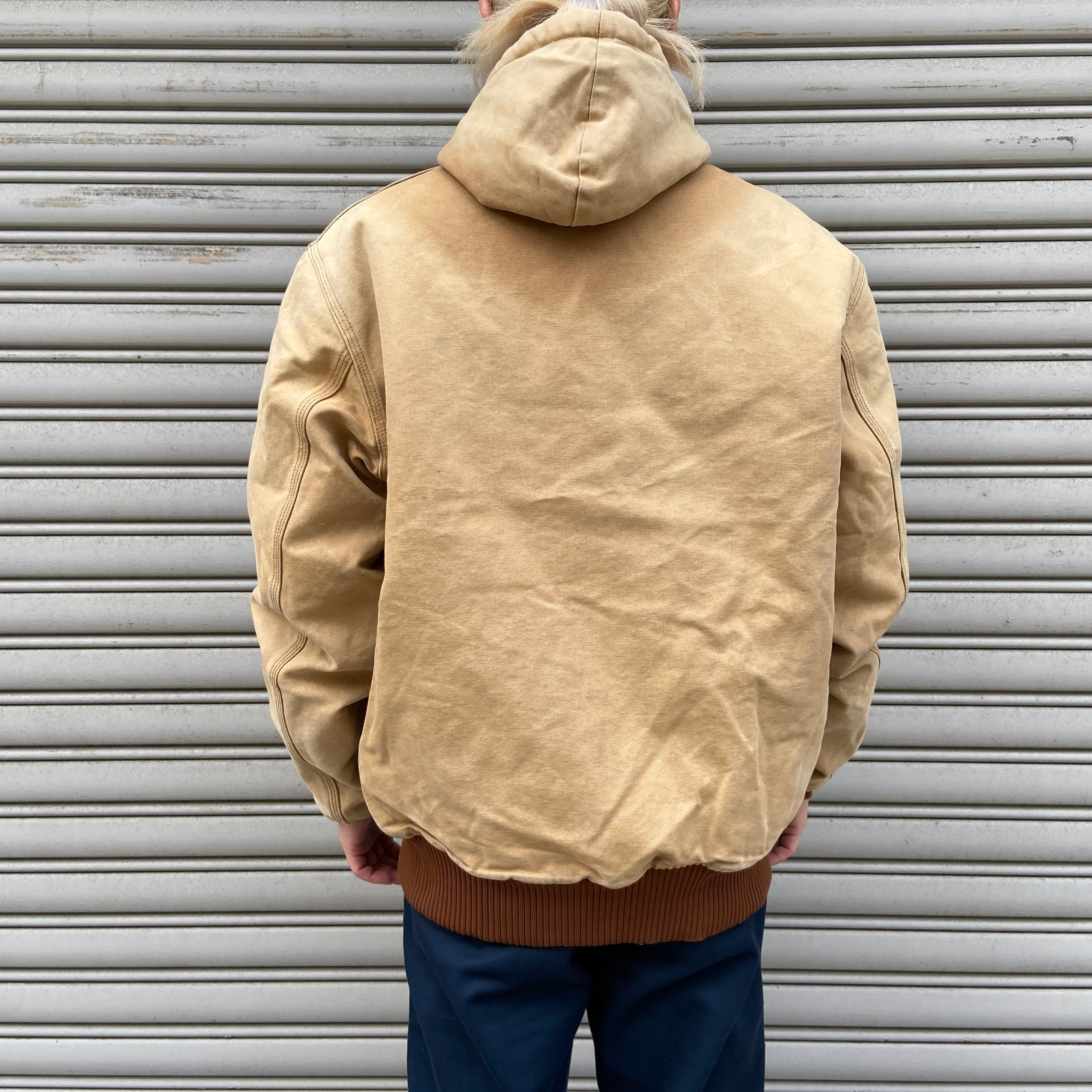 90s00s激フェード雰囲気系ヴィンテージカーハートアクティブジャケットブラウン carhartt カーハート アクティブジャケット フェード 90s 00s | 古着屋 Uan