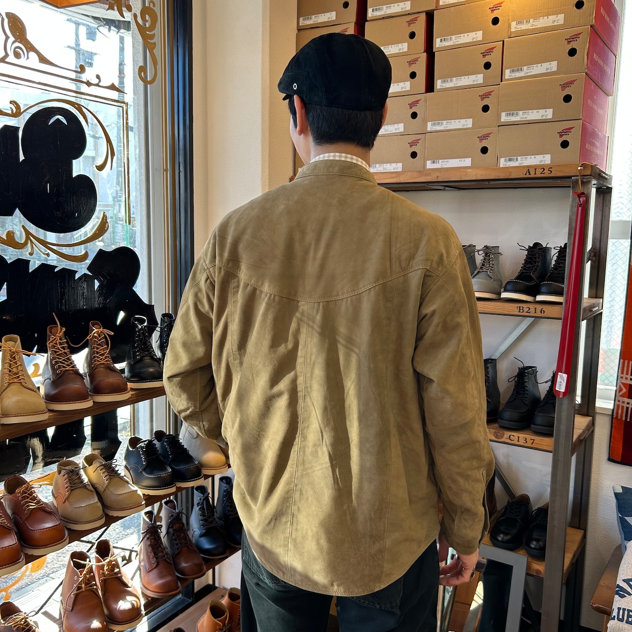 ナスングワム【Nasngwam】Bright Swede Jacket (beige) - 8