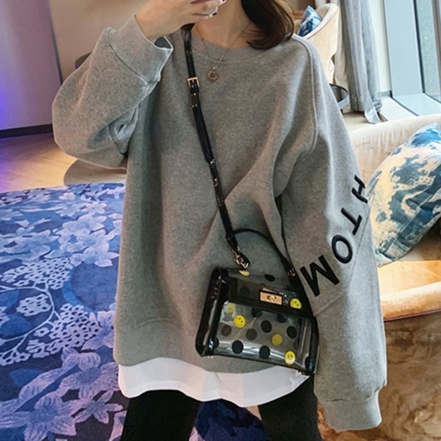 レイヤードロゴプリントスウェット 00139