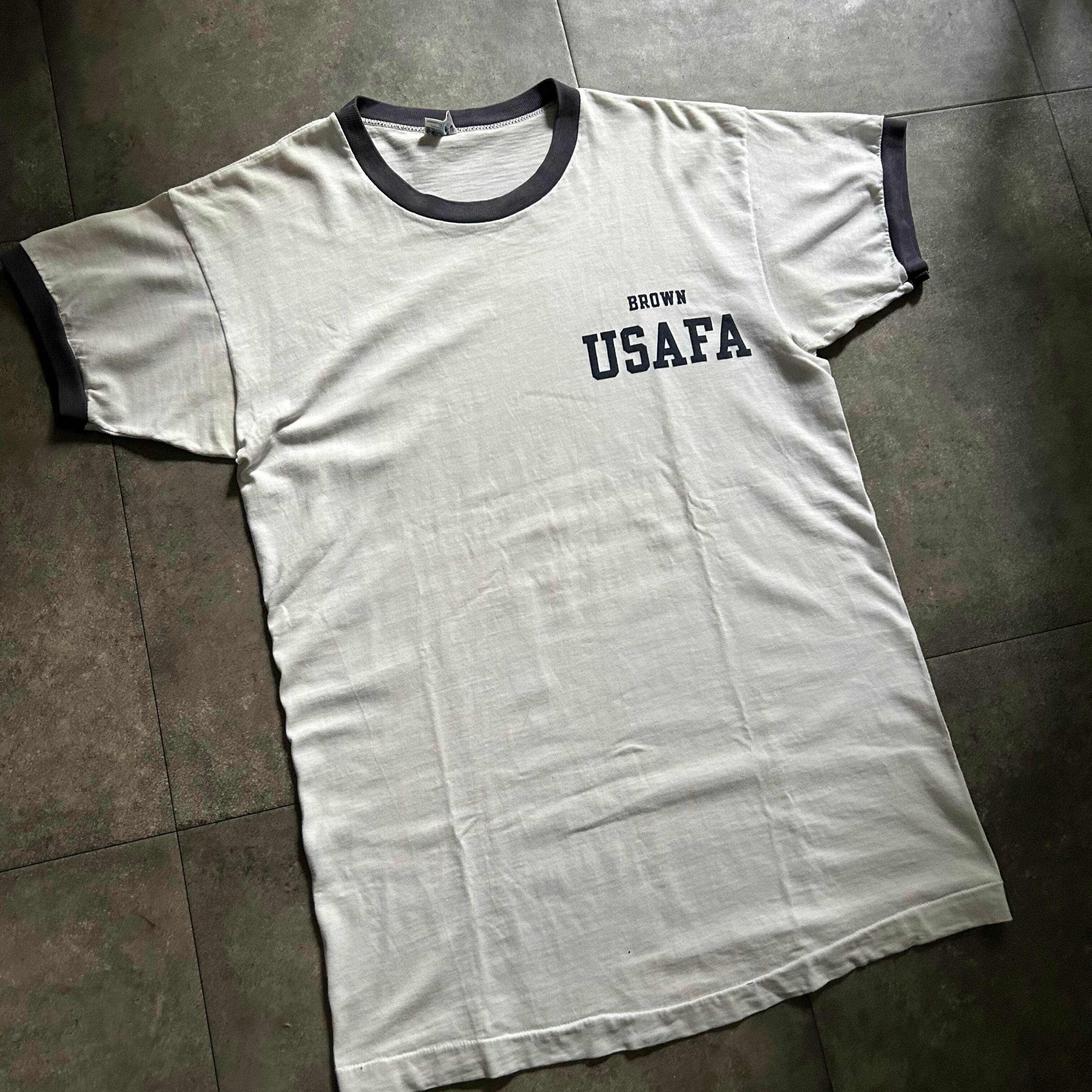 70s チャンピオン リンガーtシャツ USA製 M USAFA ネイビー | 東京準備室 