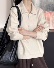 Polo collar Sweater T20203