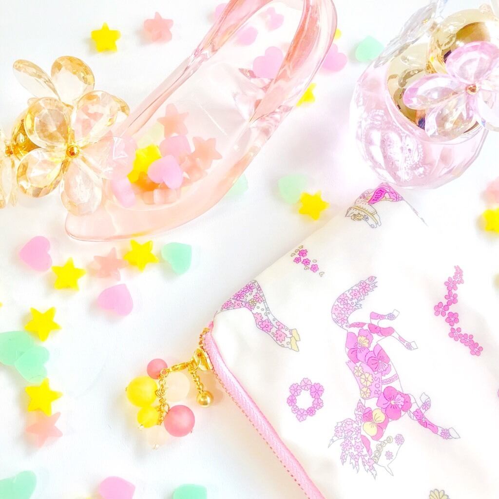 ☆リバティプリント(マットラミネート加工)☆ポーチ付きポケット