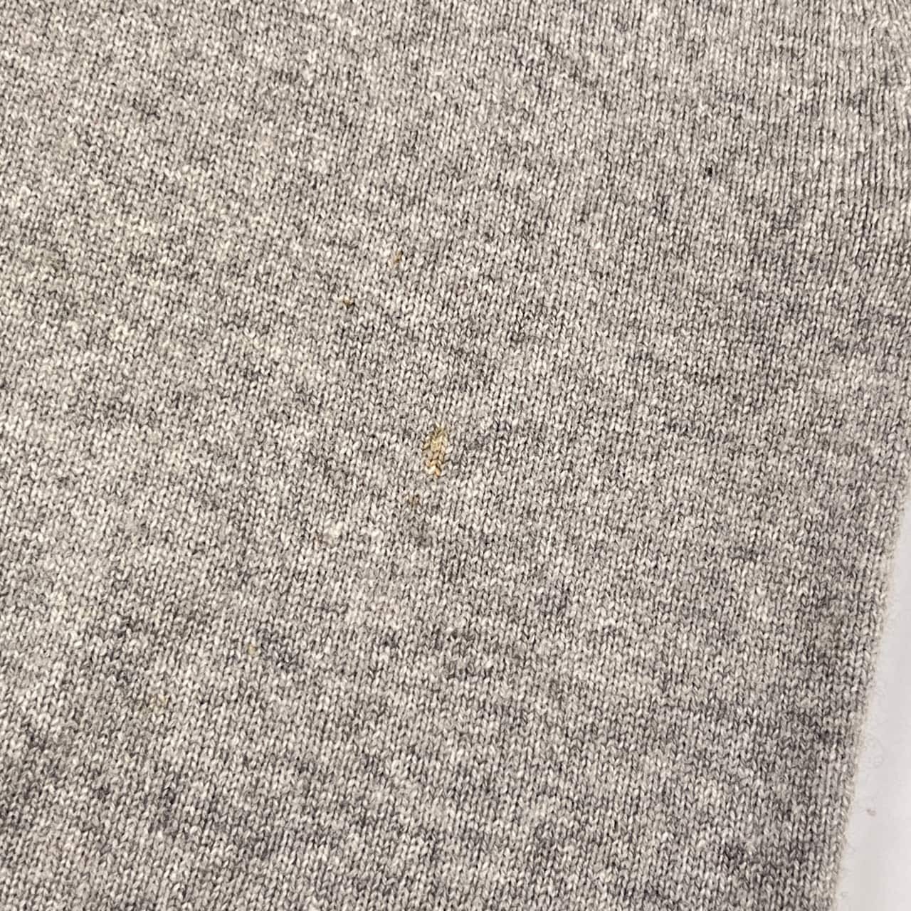 カシミヤ100% CASHMERE カシミヤ デザイン ニット セーター M/グレー系 メンズ