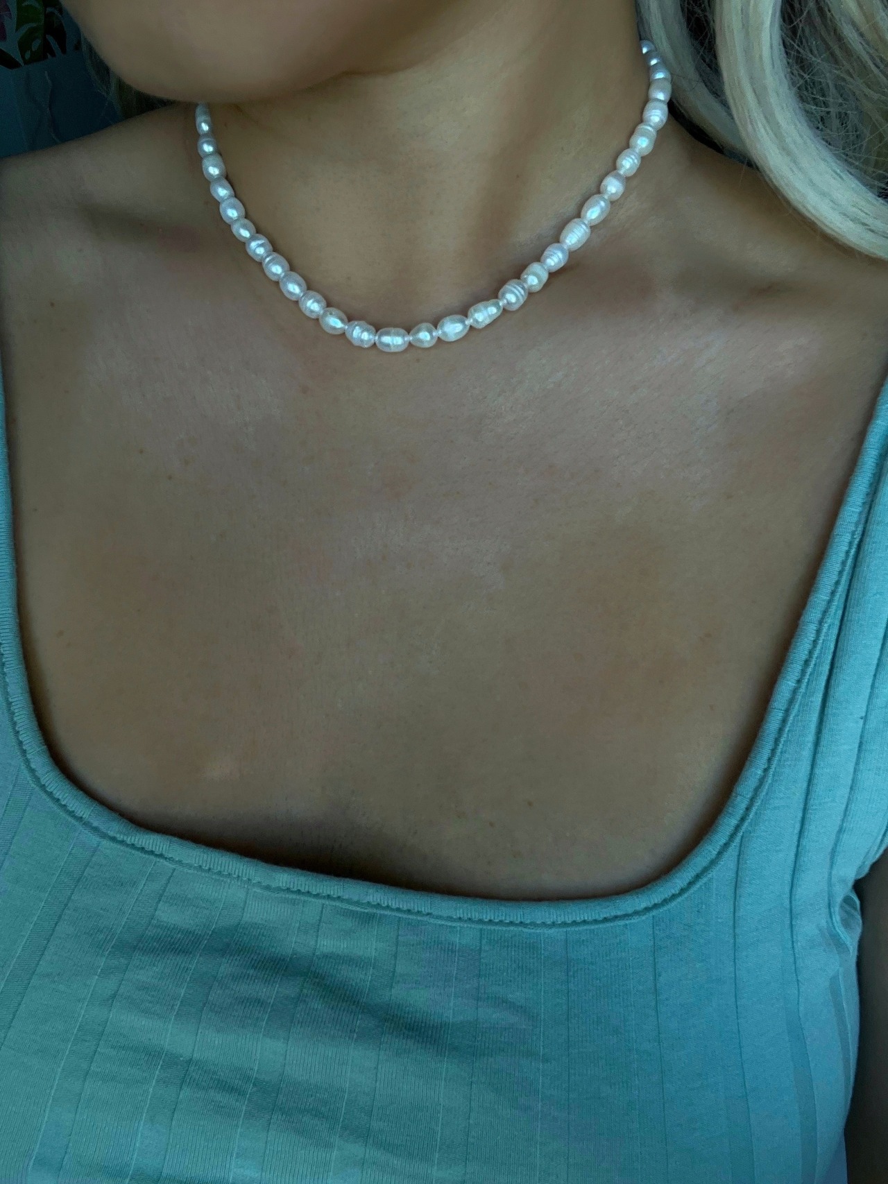 Freshwater pearl necklace(淡水パールネックレス)