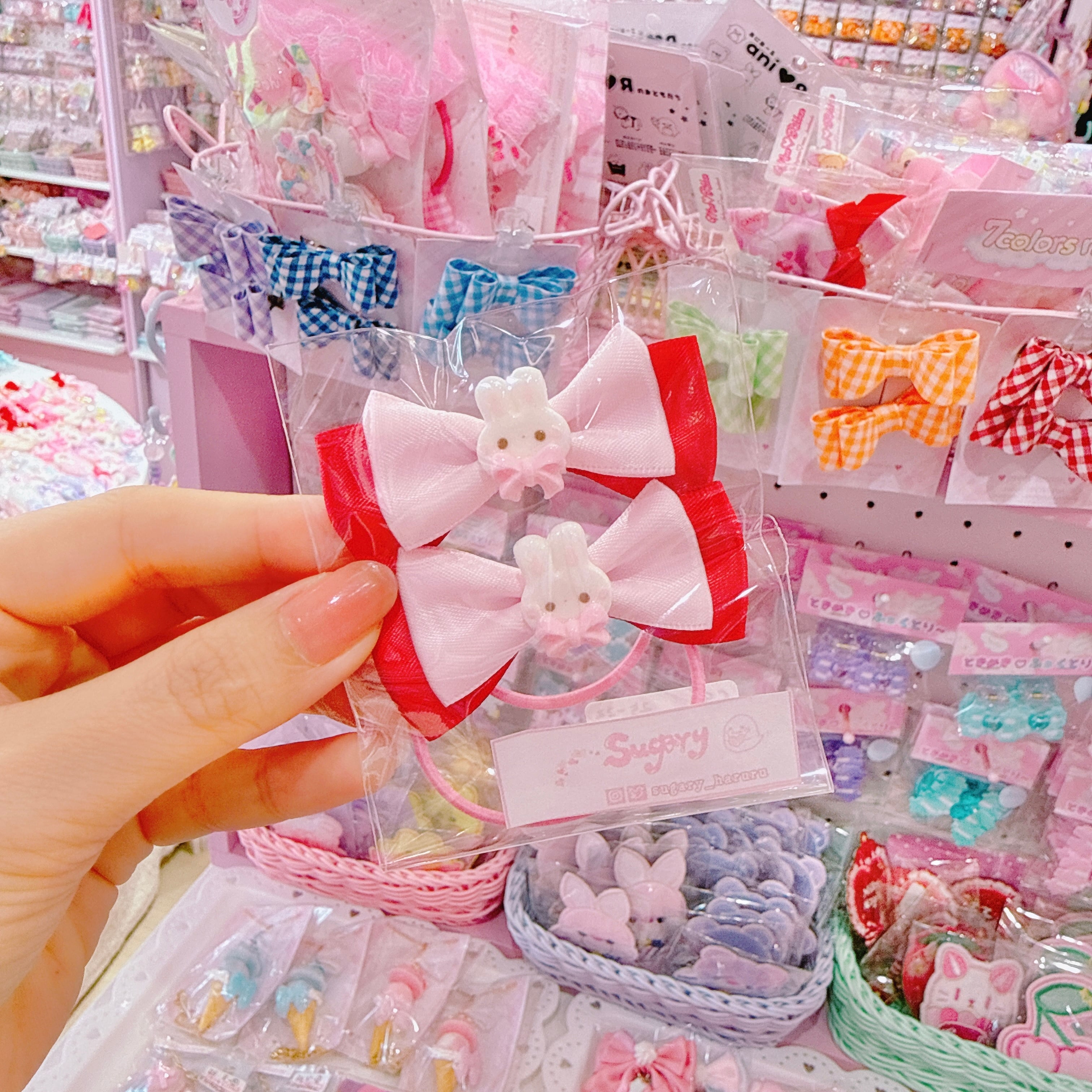 【C9】25-22ぷちリボンヘアゴムセット