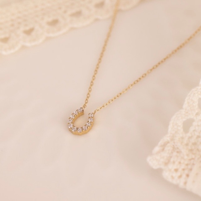 316L grâce horseshoe necklace