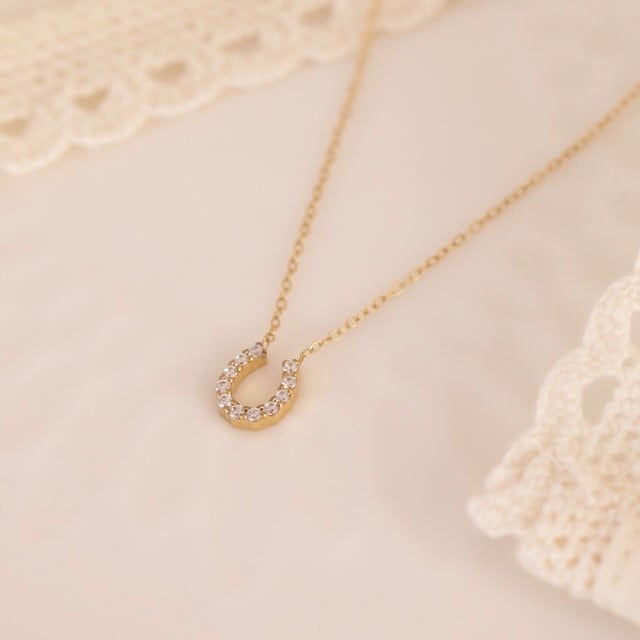 316L grâce horseshoe necklace