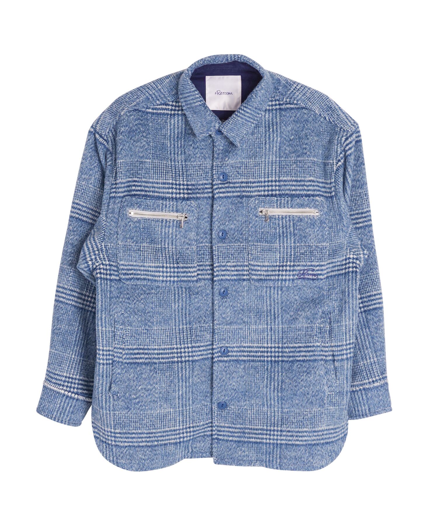 Re:room】WOOL CHECK BIG SHIRTS JACKET［REJ127］ | #Re:room（リルーム） 