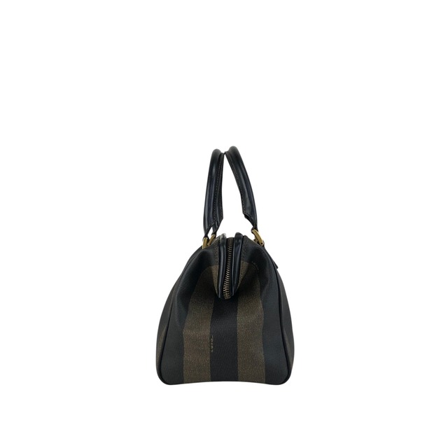 FENDI フェンディ ペカン ショルダーバッグ ブラウン PVC レザー 2way ボストン vintage ヴィンテージ オールド fw8ie6