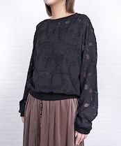 【直営限定ITEM】オパールシフォンフラワーTOPS CQ-47120H
