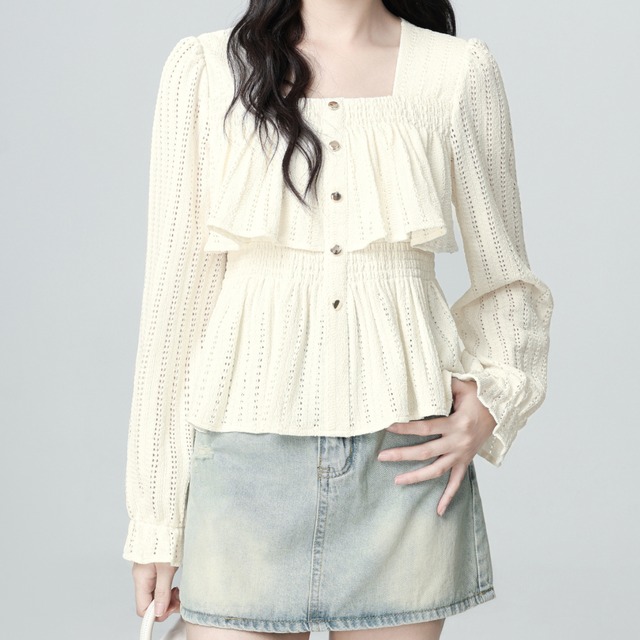 Frill Charm Blouse　R0178