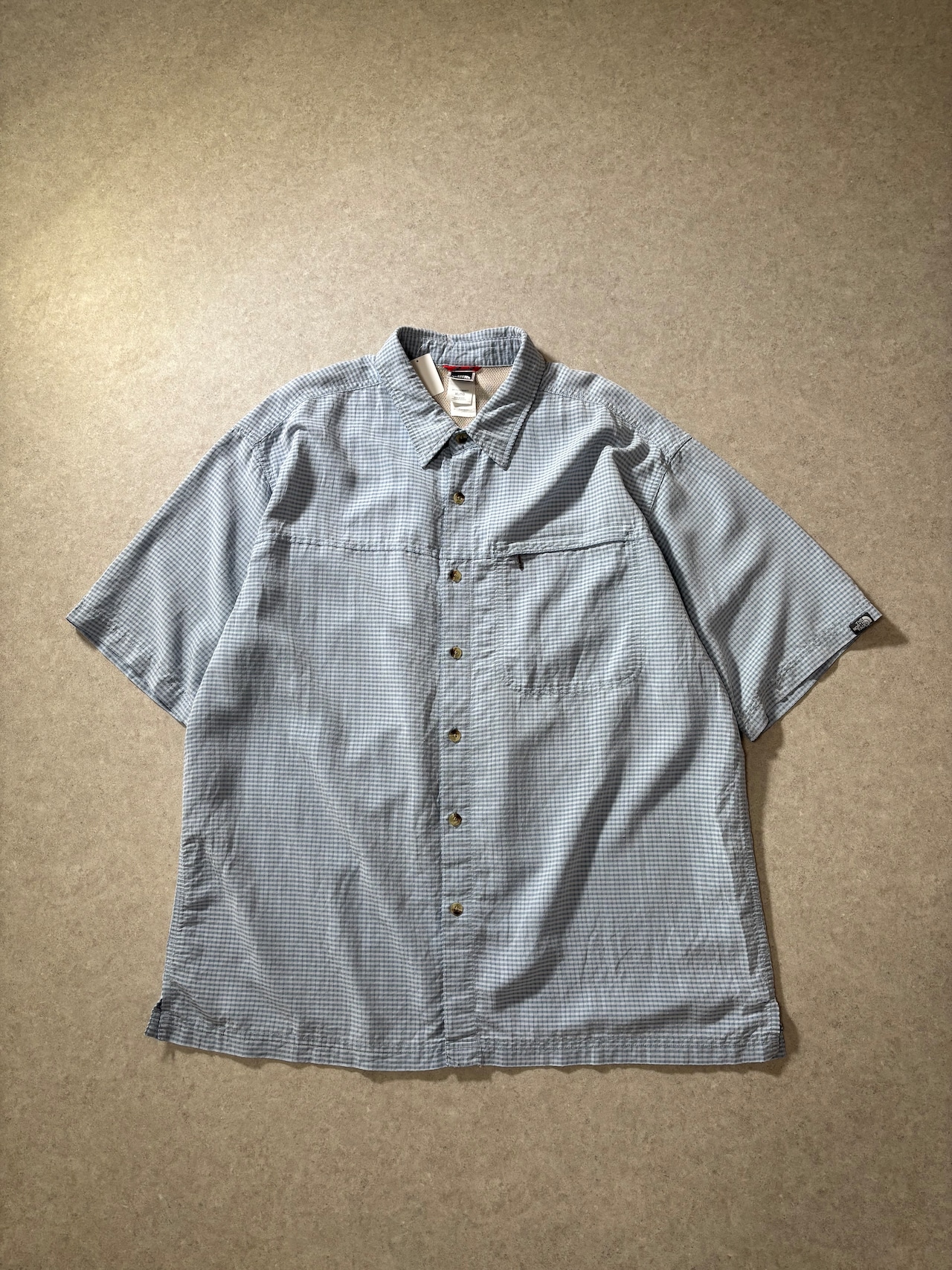 00s The North Face check shirt