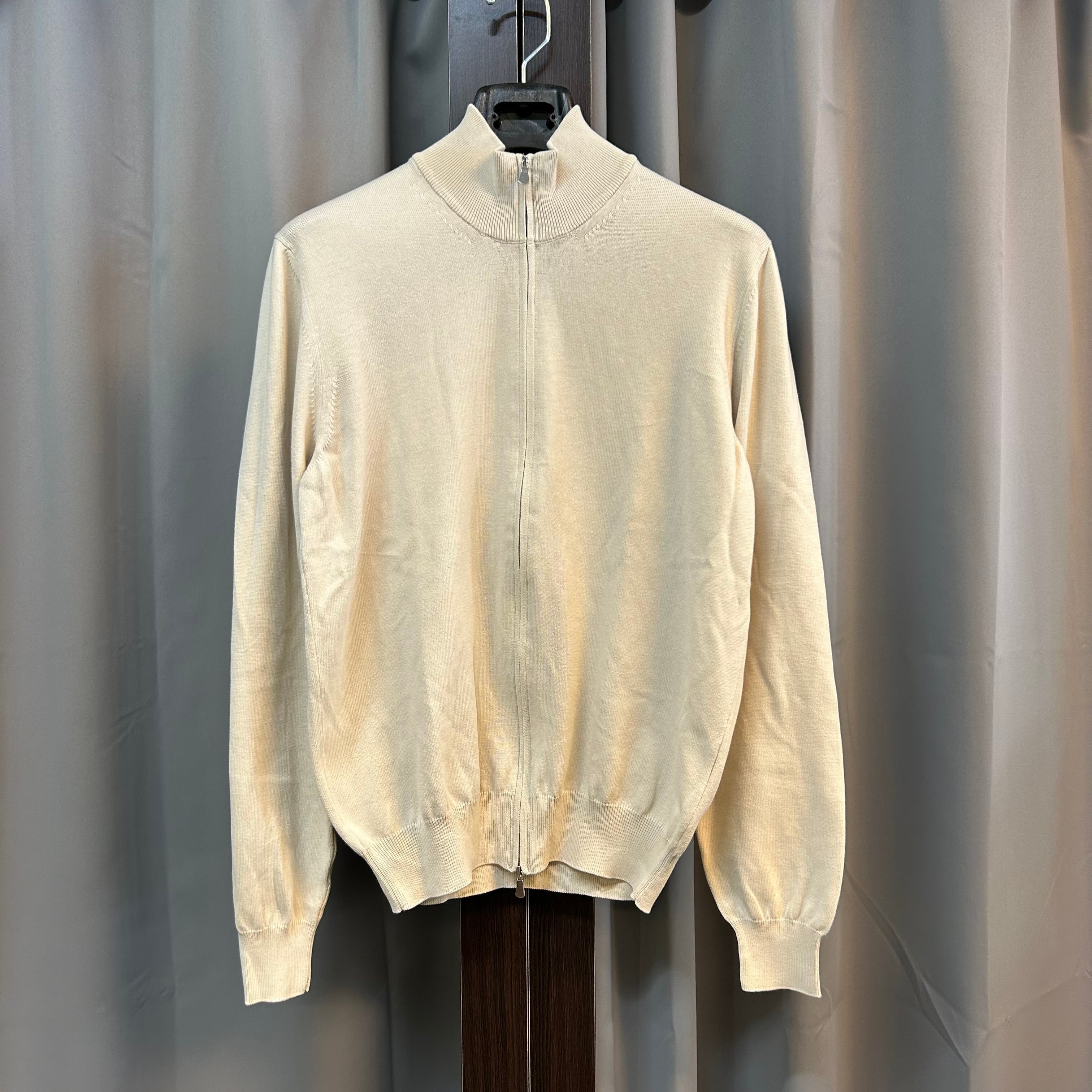GRAN SASSO F/Z COTTON KNITCARDIGAN 《46》 | safarionline