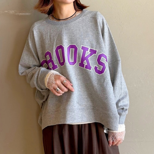 【 NUS 】BROOKS ルーズトレーナー