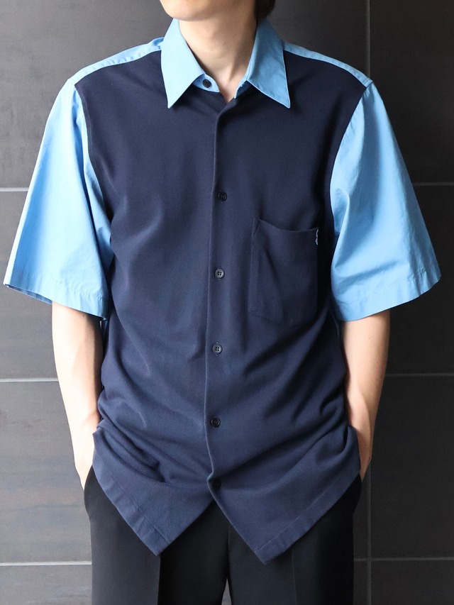 【stella mccartney】oversize bicolor shirt