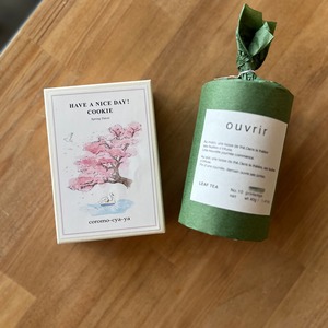 【期間限定予約：店頭受け取り専用】Have a nice day ! cookie Spring とouvrir No10 printemps のセット　