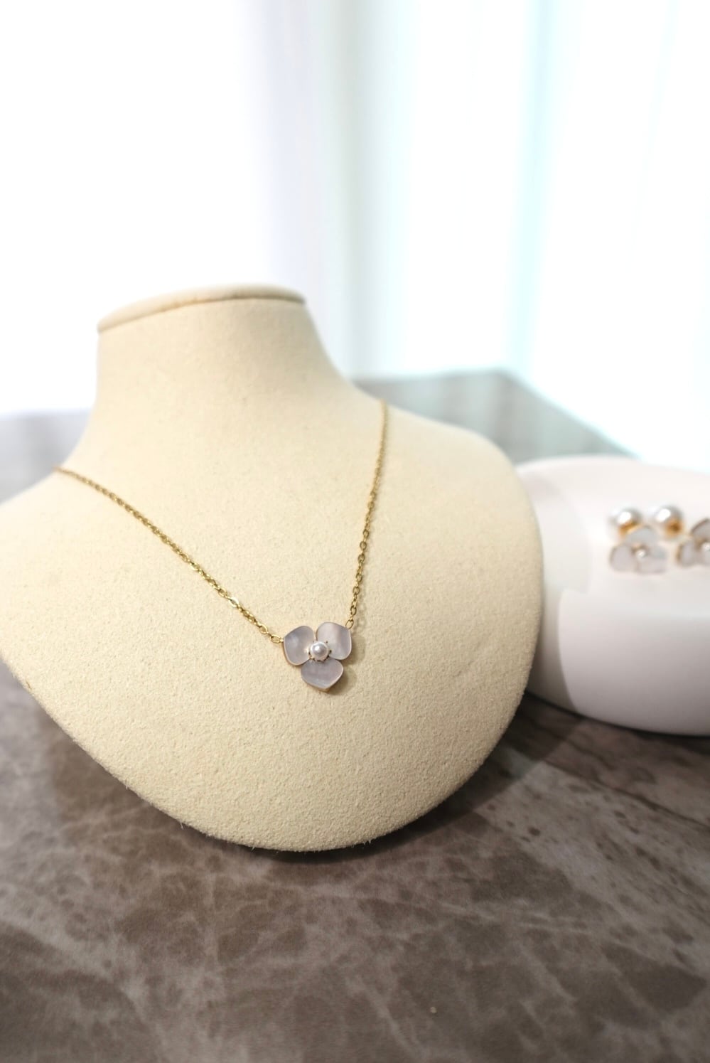fifth mini dia necklace | mimi accessory / 錆びにくい高品質