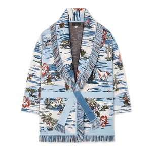 ALANUI TEX-HAWAII ROUNDTRIP CARDIGAN BLUEBELL MULTI