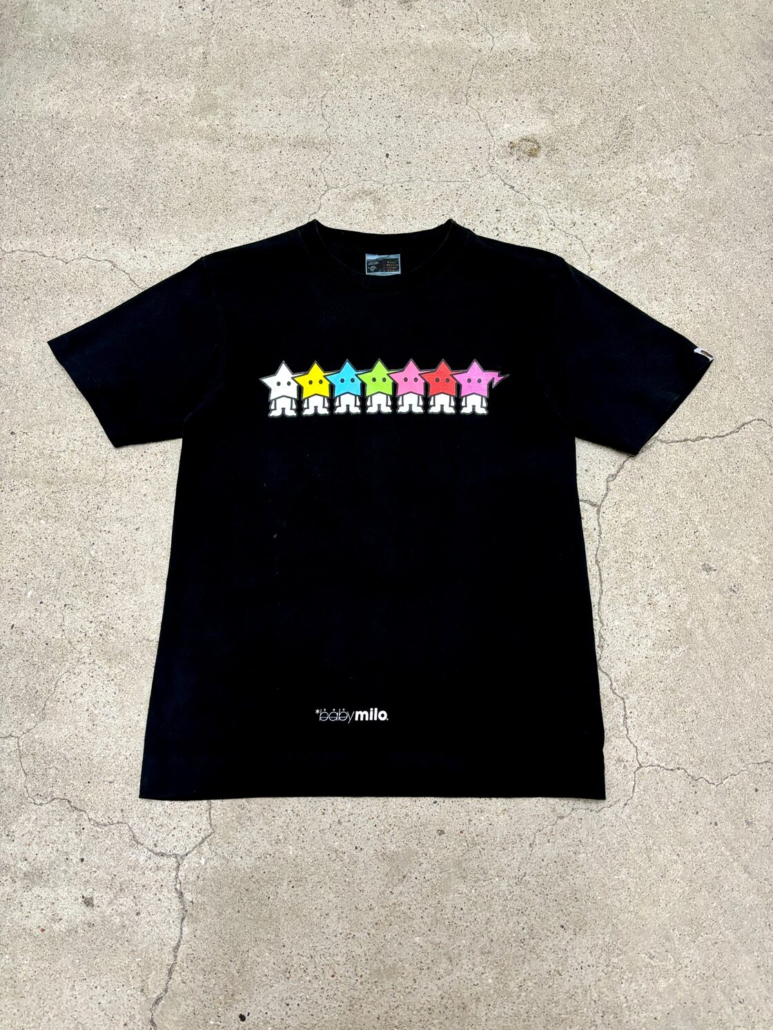 00s A BATHING APE/BABY MILO BAPESTA print Tee/S/ベイビーマイロ 