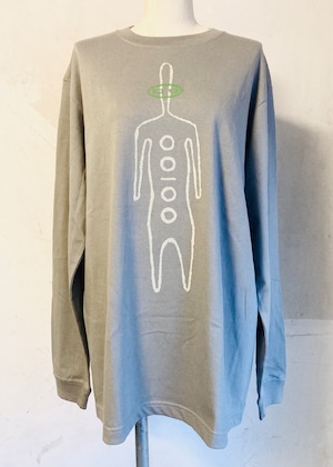 OOIOO人 / Long Sleeve T / Stone Gray