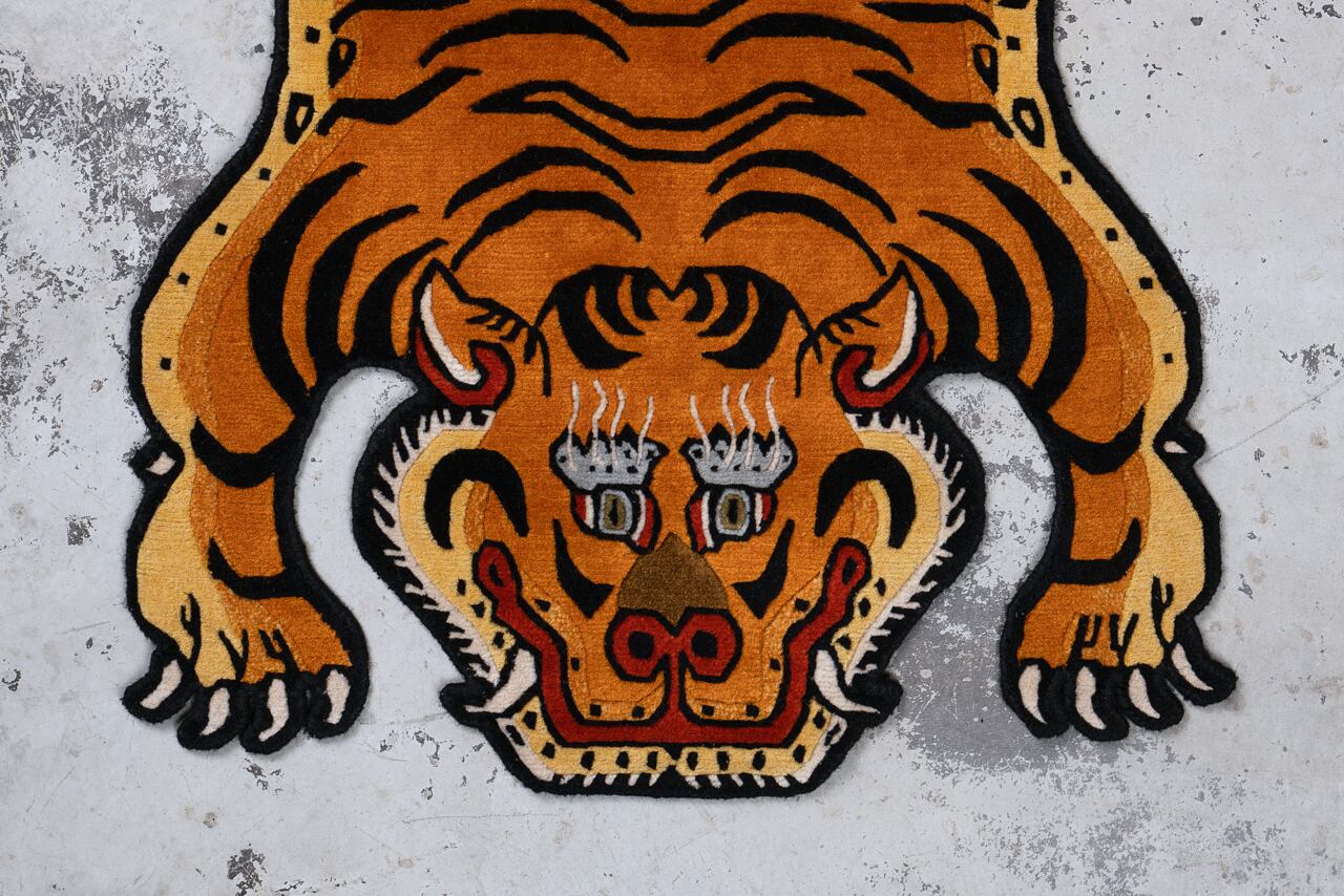 Tibetan Tiger Rug 《Sサイズ•プレミアムウール577》チベタンタイガー