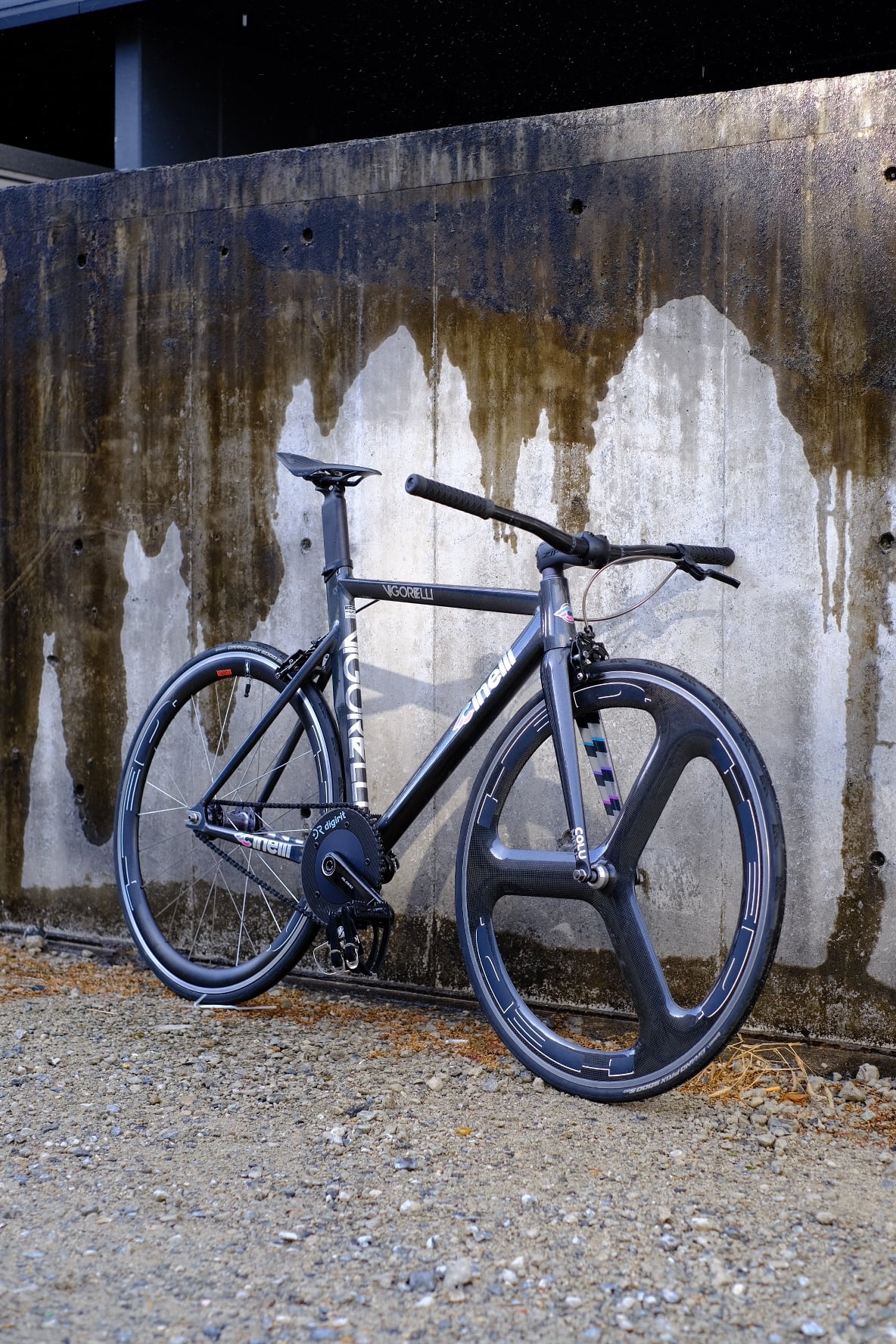 【ジャンク品】ROTOR Track30 axle + spider のみ Rotor Track30 Crank Spider & Axle