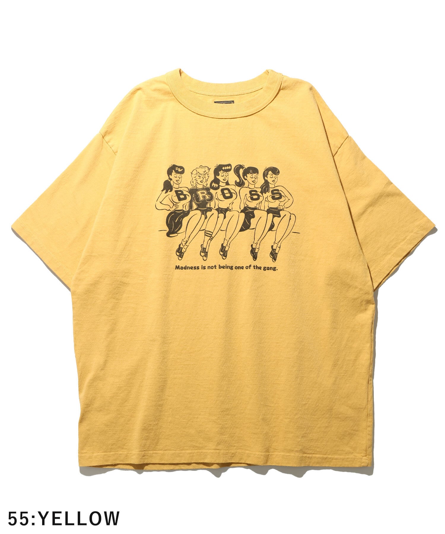 BROSS GIRLS PRINT TEE ブロスガールズ プリント Tシャツ GS2549950