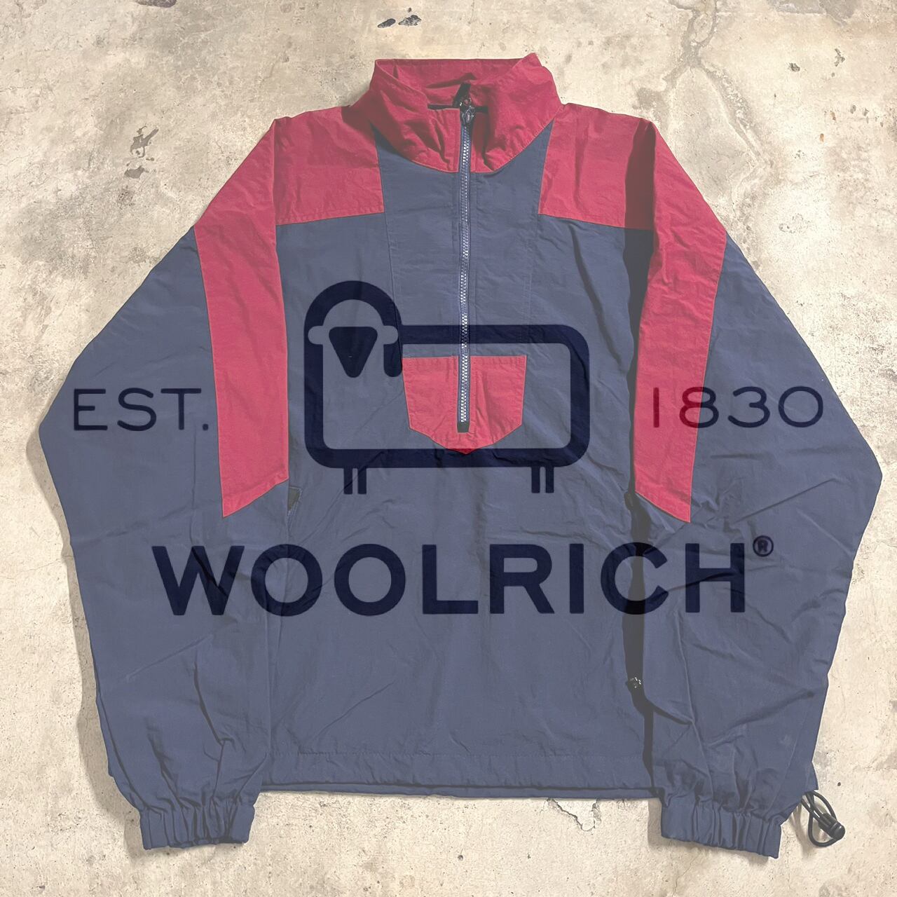 WOOLRICH スタンドカラーナイロンジャケット 90S