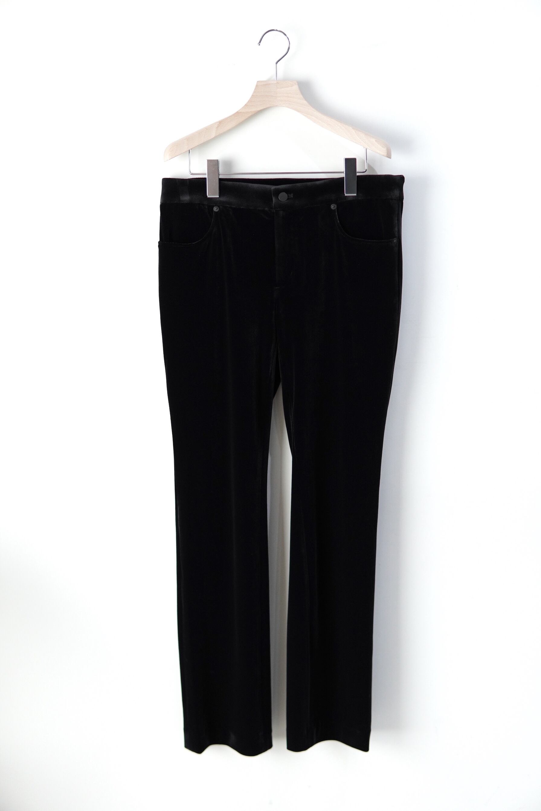 cobble du / Velour skinny pants / BLACK - M -