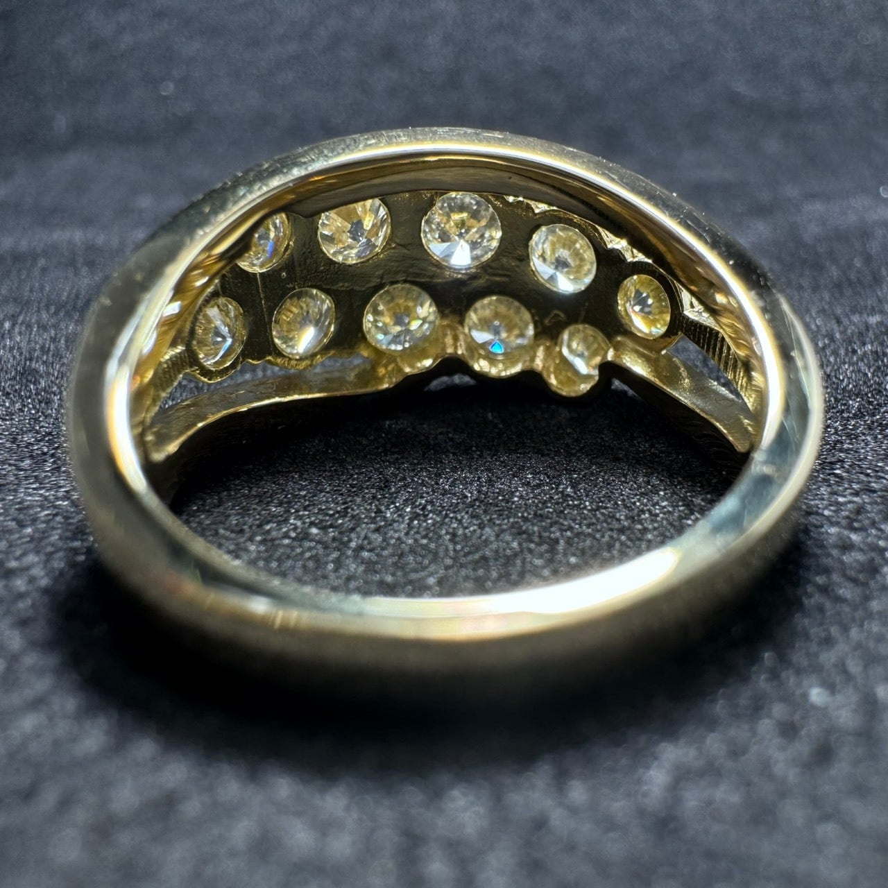 K18YG 2.188ct ダイヤモンド クラスター リング | カオキ | 日本最大級