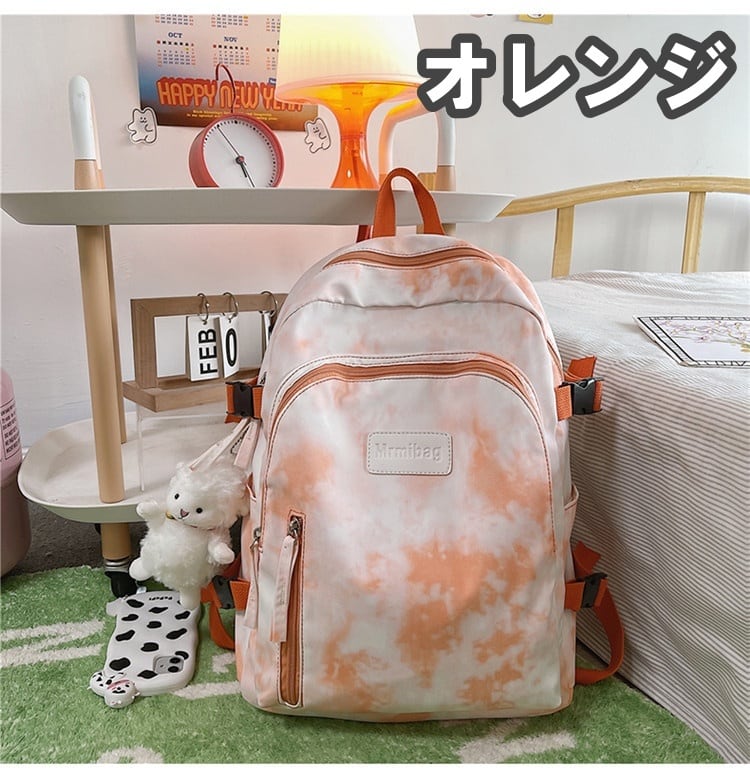 送料無料】5色 バッグ リュック バッグパック 鞄 bag ジッパー 大容量 ...