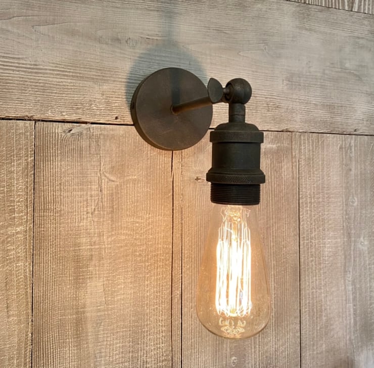 古塗装 インダストリアル/ブルックリンスタイルランプ | Odoson Workshop