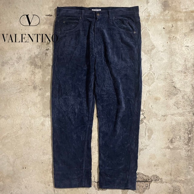 【VALENTINO】made in Italy corduroy straight pants/ヴァレンティノ イタリア製 コーデュロイ ストレート パンツ/msize/#0719/osaka