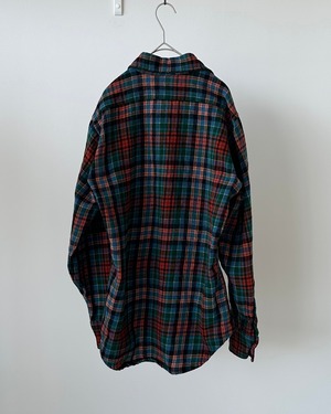 -LOBO by Pendleton- Vintage 70s M Wool Check Shirt