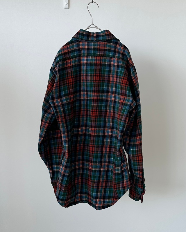 -LOBO by Pendleton- Vintage 70s M Wool Check Shirt