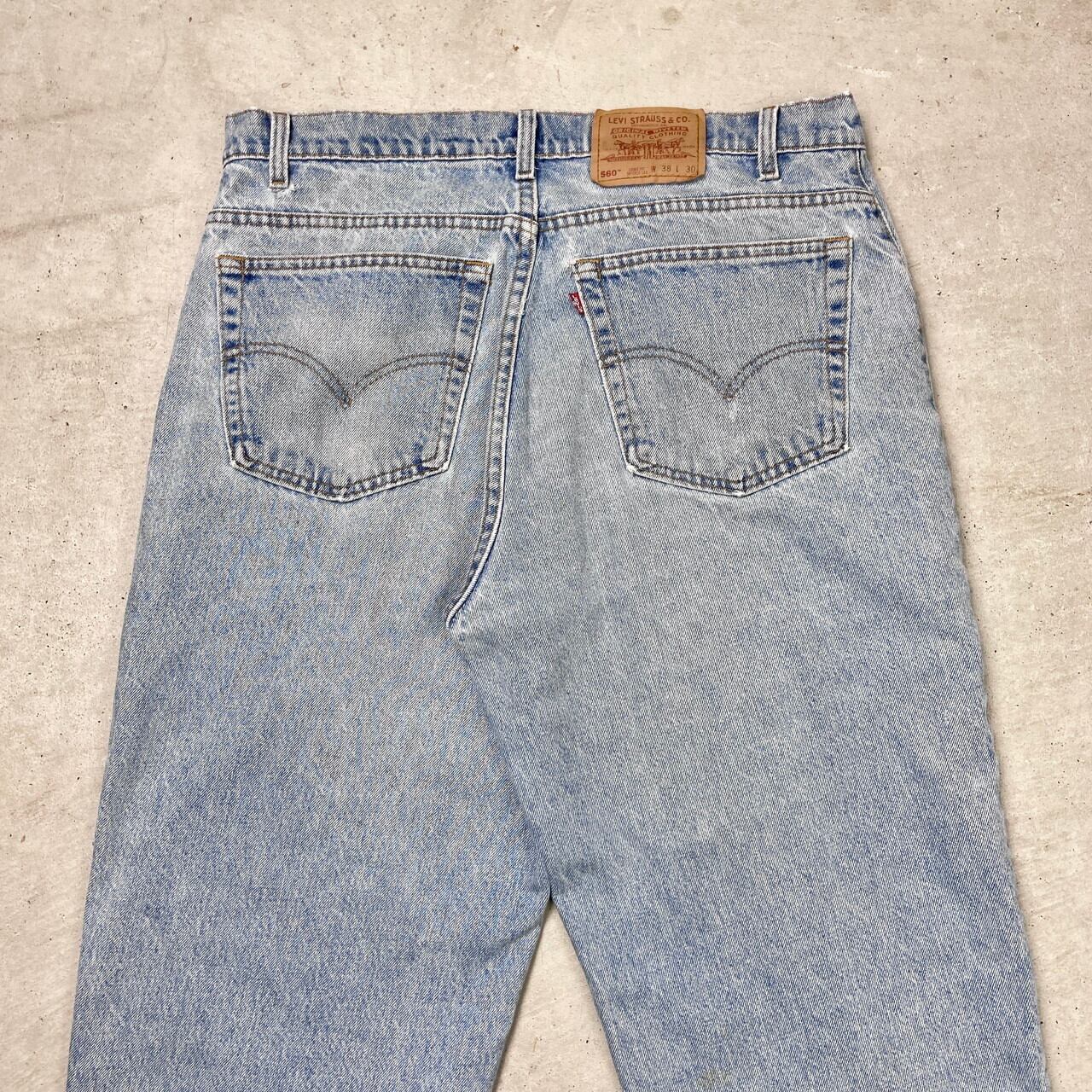 90年代 USA製 Levi's リーバイス 560 デニムパンツ ワイド テーパード