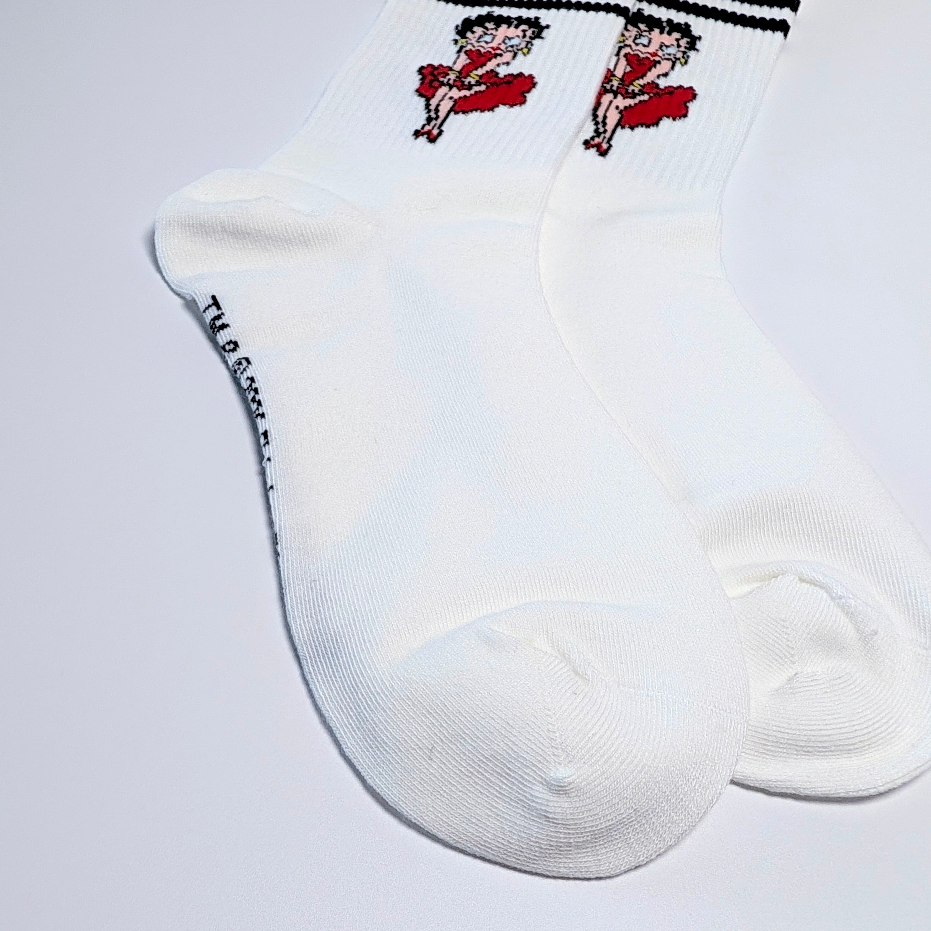 ♧【 crew socks / クルーソックス 】Betty Boop（ ベティちゃん ）靴下 / ソックス〚アメリカン雑貨 アメトイ〛