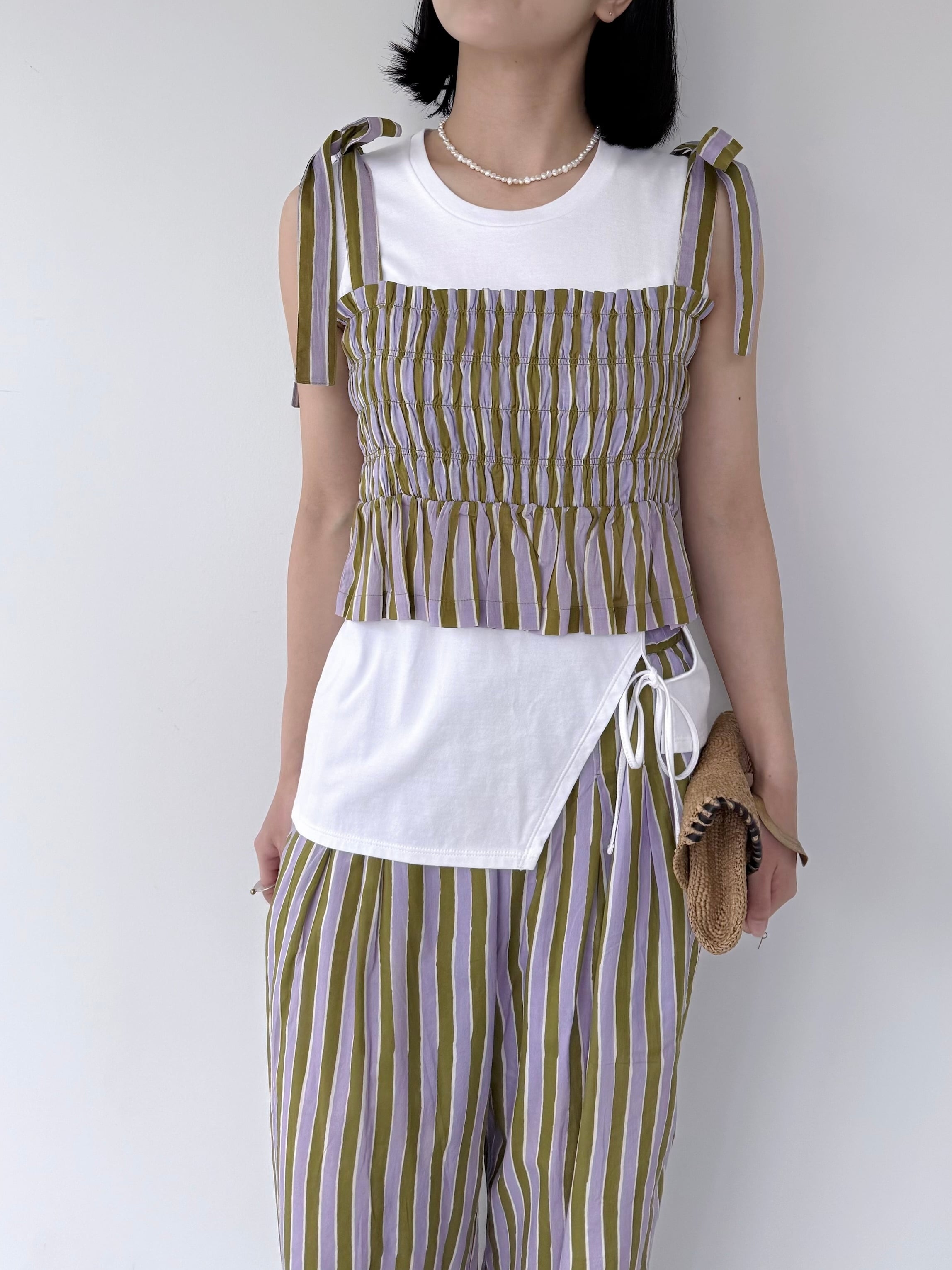 美品　Sara mallika コットンリネンツイルラップスカート 楽天市場】sara mallika スカートの通販