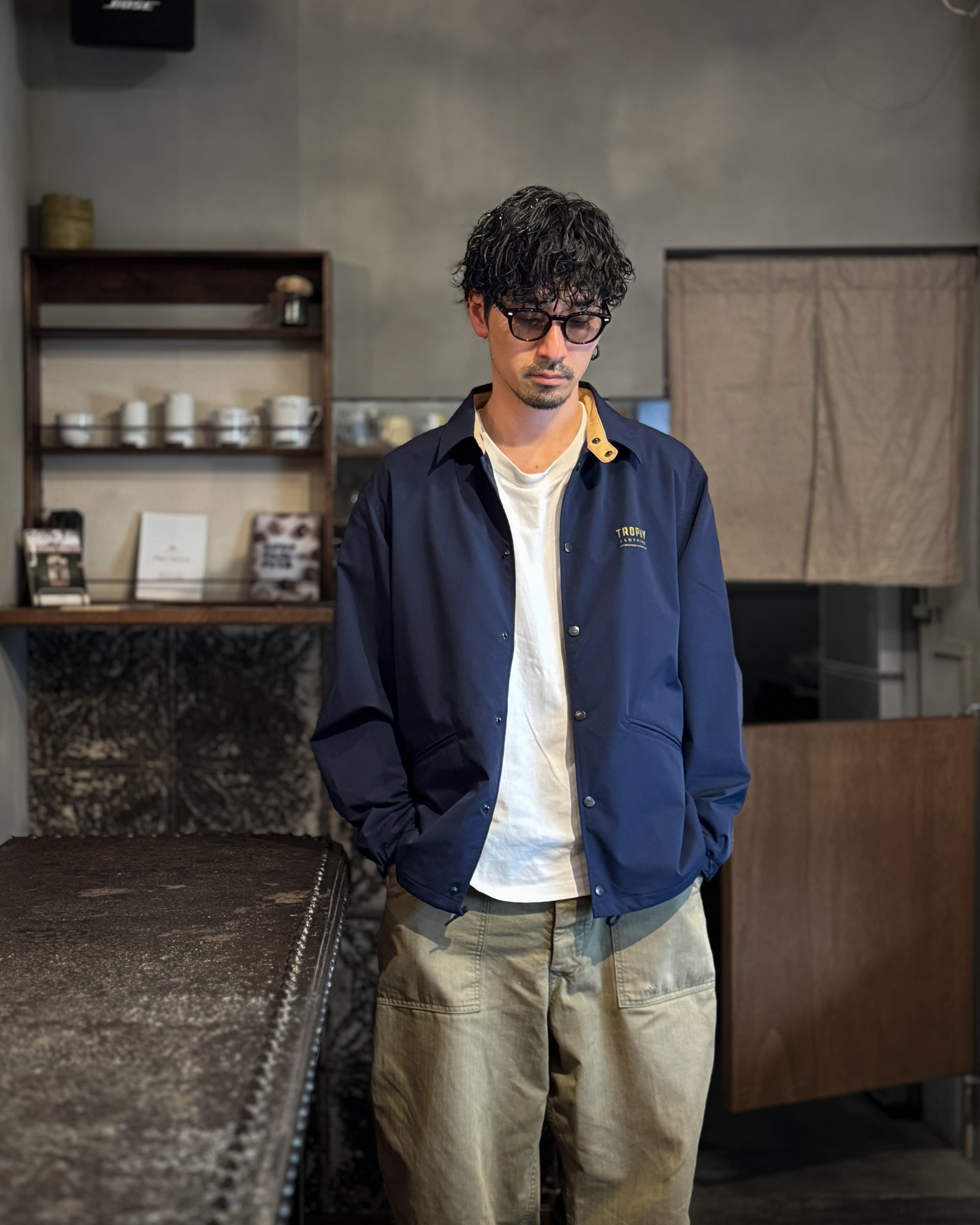 TROPHY CLOTHING/トロフィークロージング Box Logo Warm Up Jacket