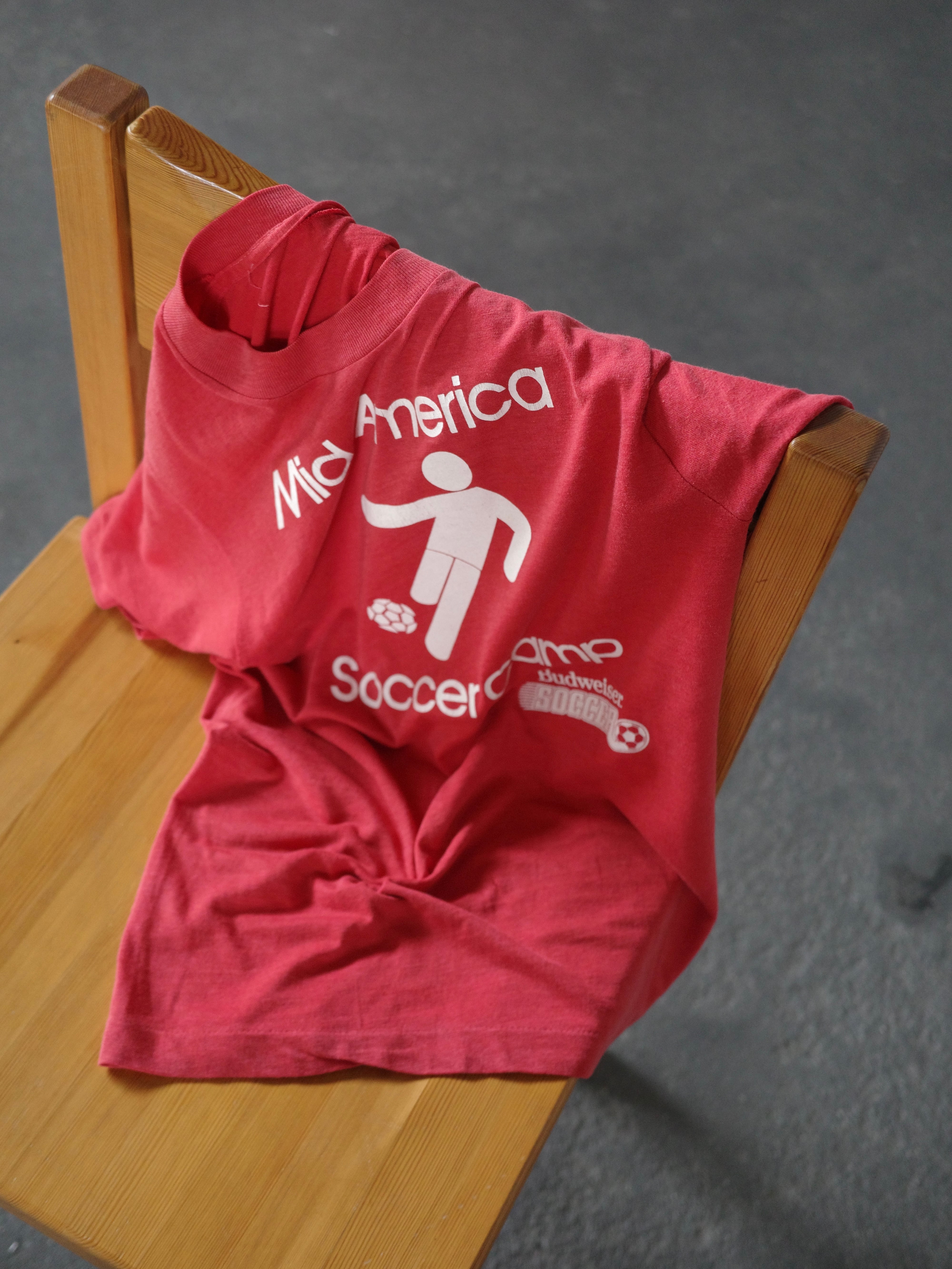 <vintage>”Mid America soccer camp”Tshirt