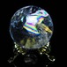 アイリスクォーツ 水晶 丸玉 虹入り 25mm スフィア 置物 水晶玉 一点物 141-7000