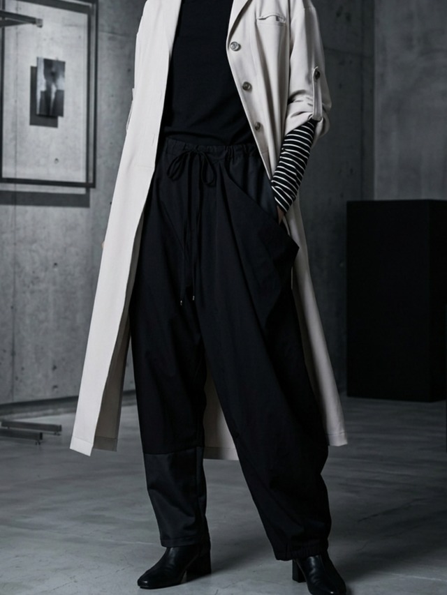 アーカイブ FUTAE pants black