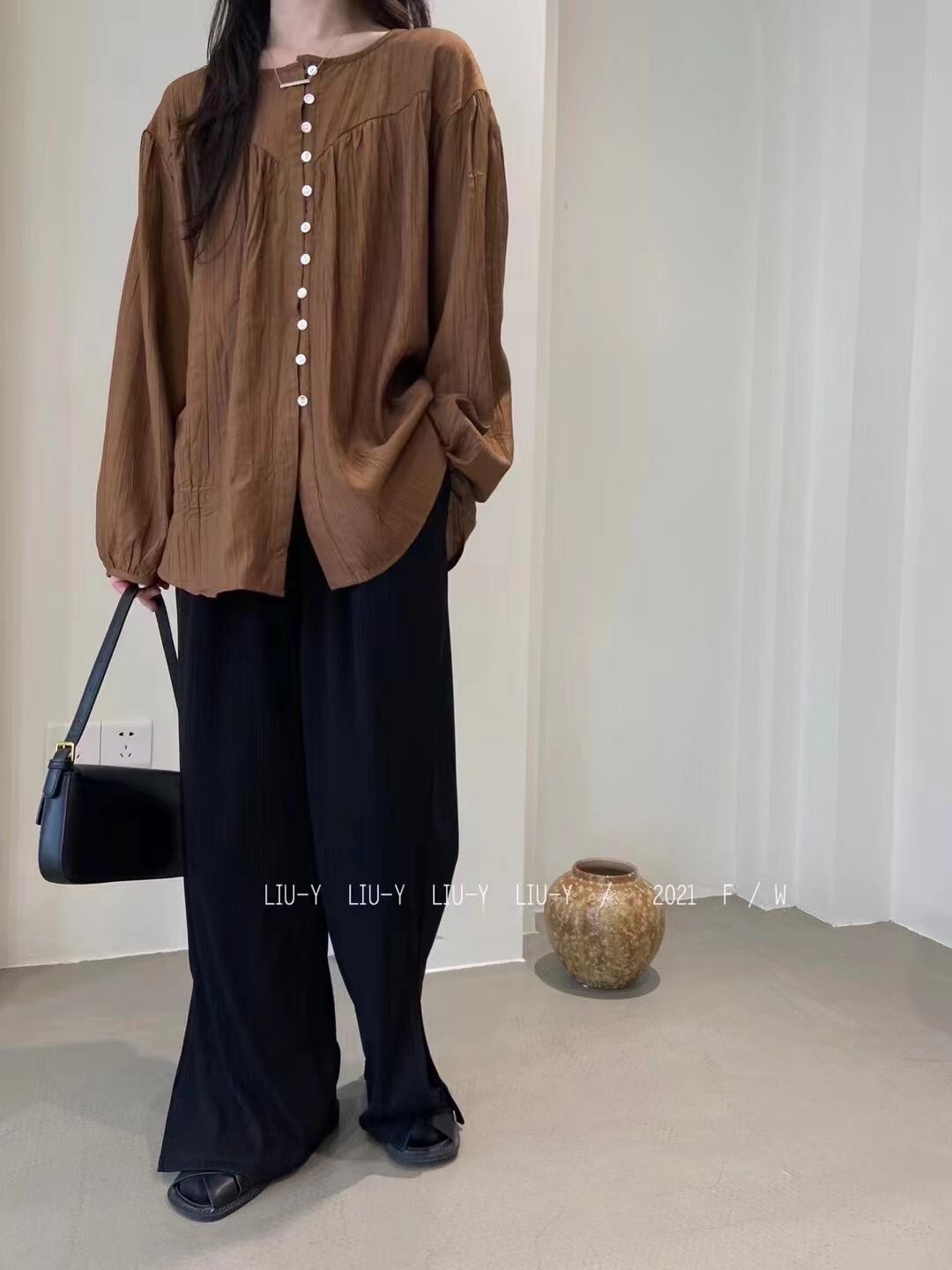 ボタンブラウス　AJ2205-752